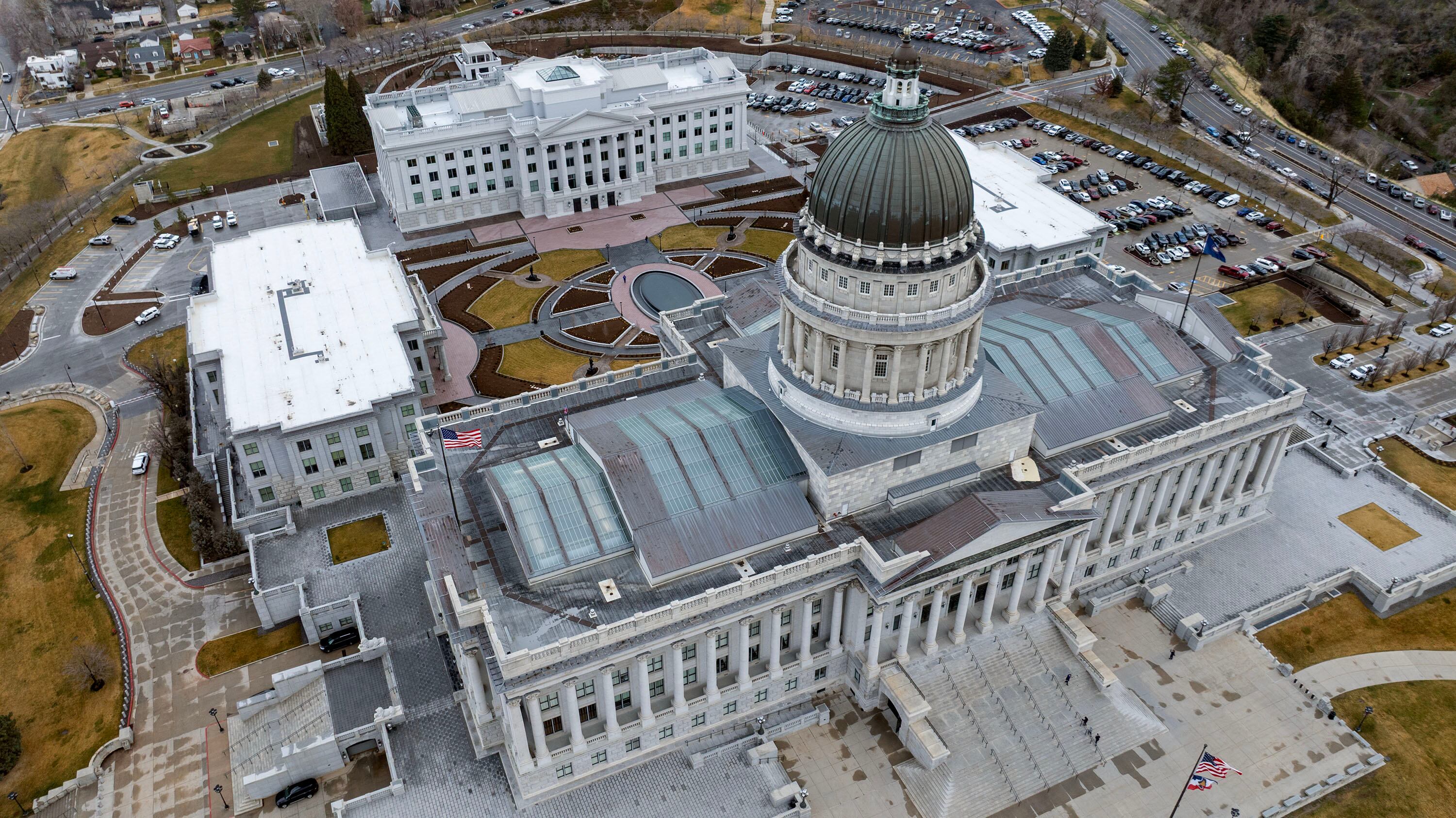 The Utah Capitol in Salt Lake City on March 2.