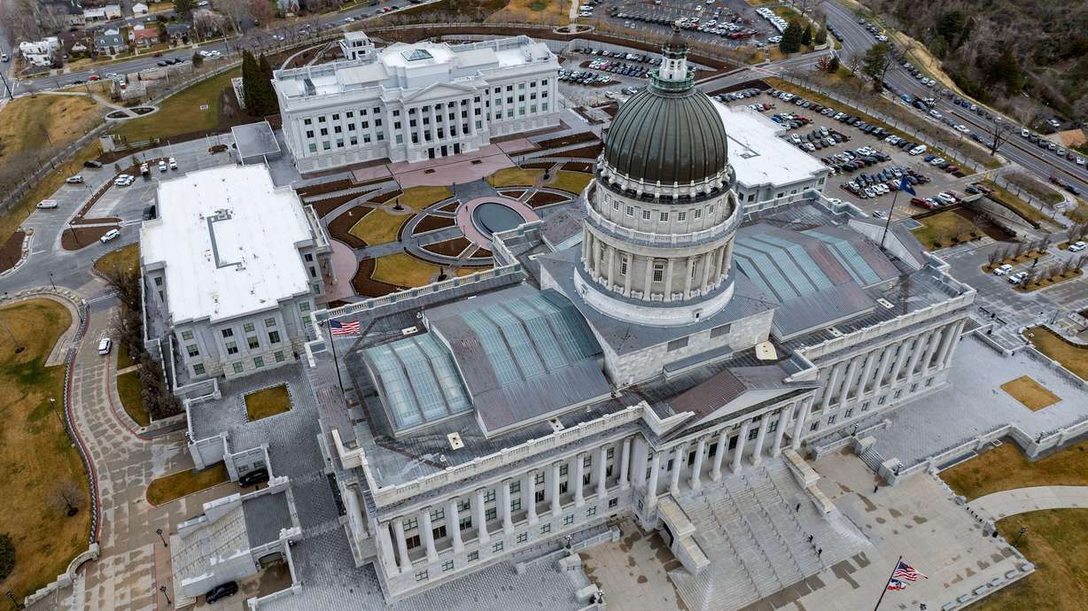 The Utah Capitol in Salt Lake City on March 2.