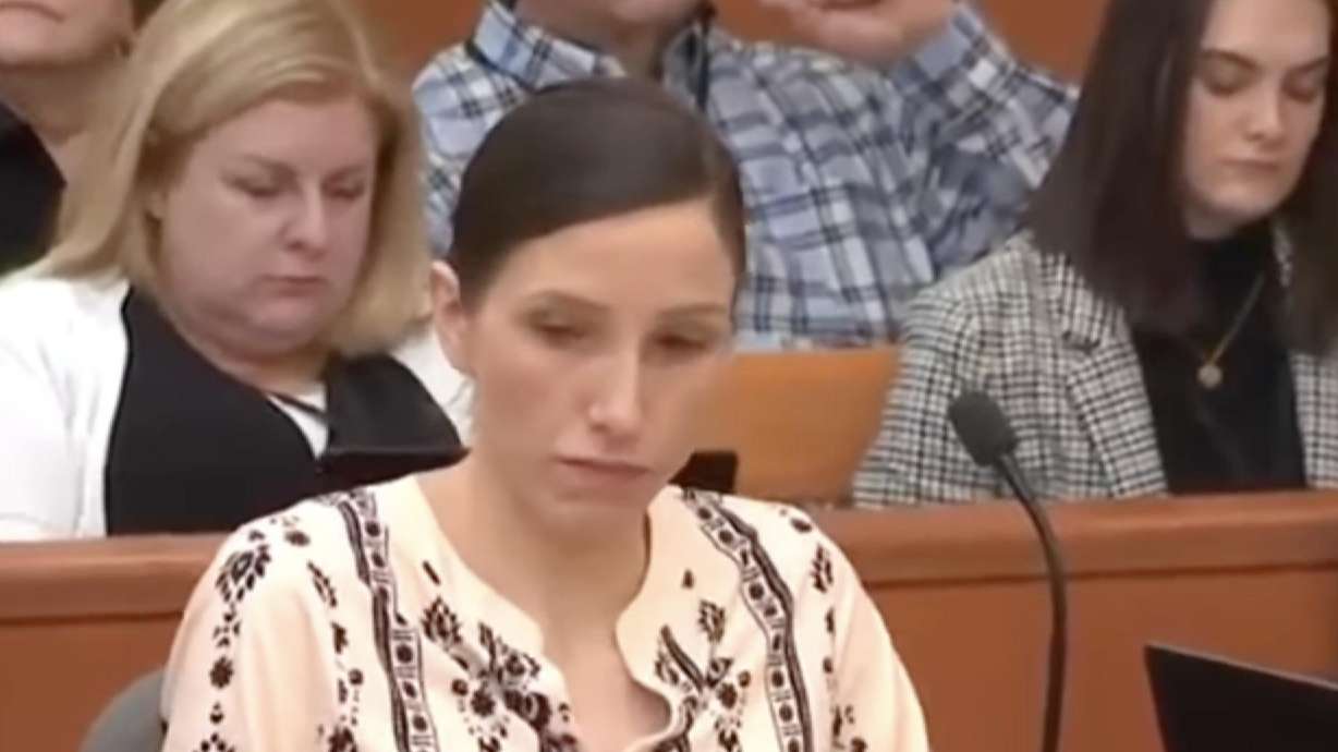 Kouri Richins sits during the 12th day of her jury trial on Wednesday. Prosecutors and defense both said they are done calling witnesses and Richins waived her right to testify Thursday.