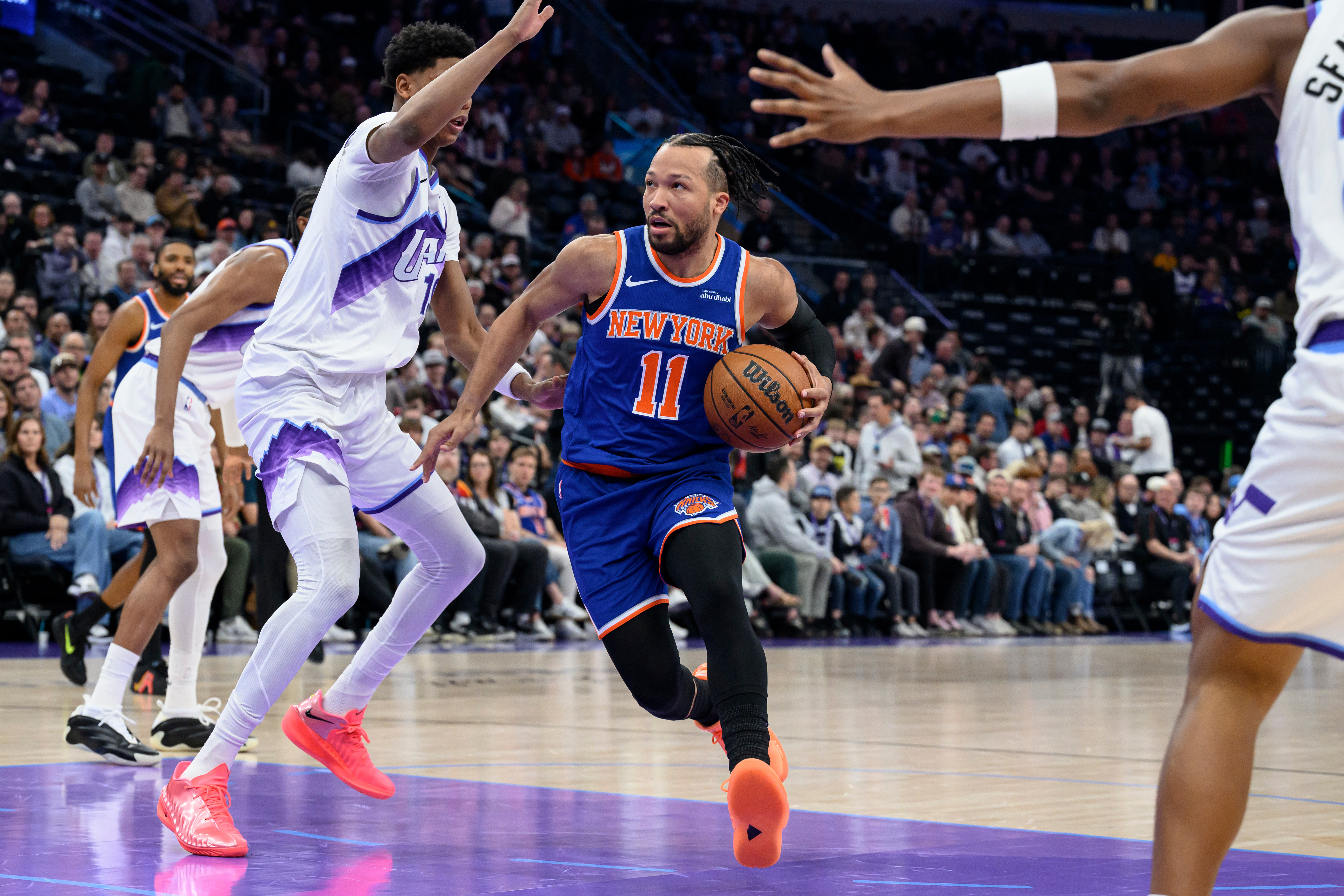 Knicks beat the Jazz 134-117 to end a 2-game losing streak