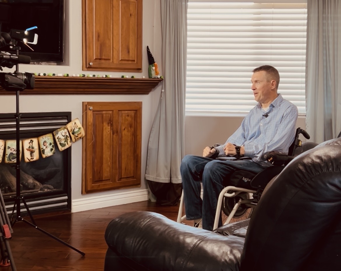 Jarom Hlebasko was in an accident after high school graduation in 2000, which caused him to be wheelchair-bound as a quadriplegic.