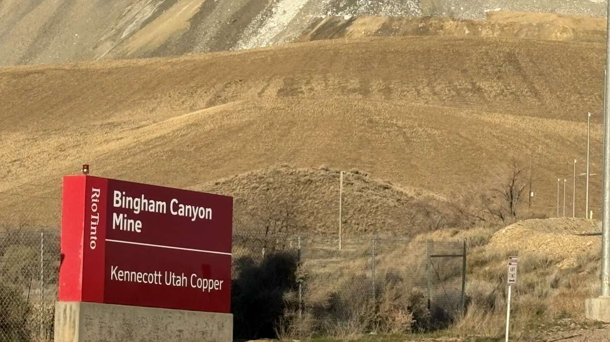 A man died early Thursday at Rio Tinto Kennecott.