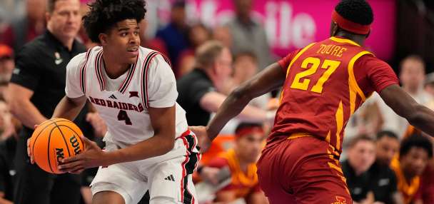 Texas Tech's Christian Anderson strains a muscle on Big 12's new glass floor in loss to Iowa State