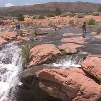Officials urge safety at Gunlock Falls amid unexpected runoff