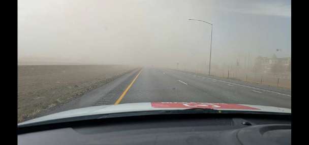 Strong winds causes road closures, property damage throughout eastern Idaho