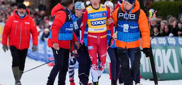 Winter Olympics star Klaebo says he has a concussion from crash in World Cup race