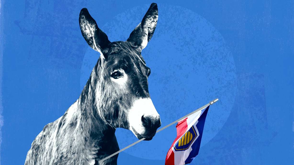 As Ben McAdams sits out, Democratic candidates embrace the left at Salt Lake town hall.