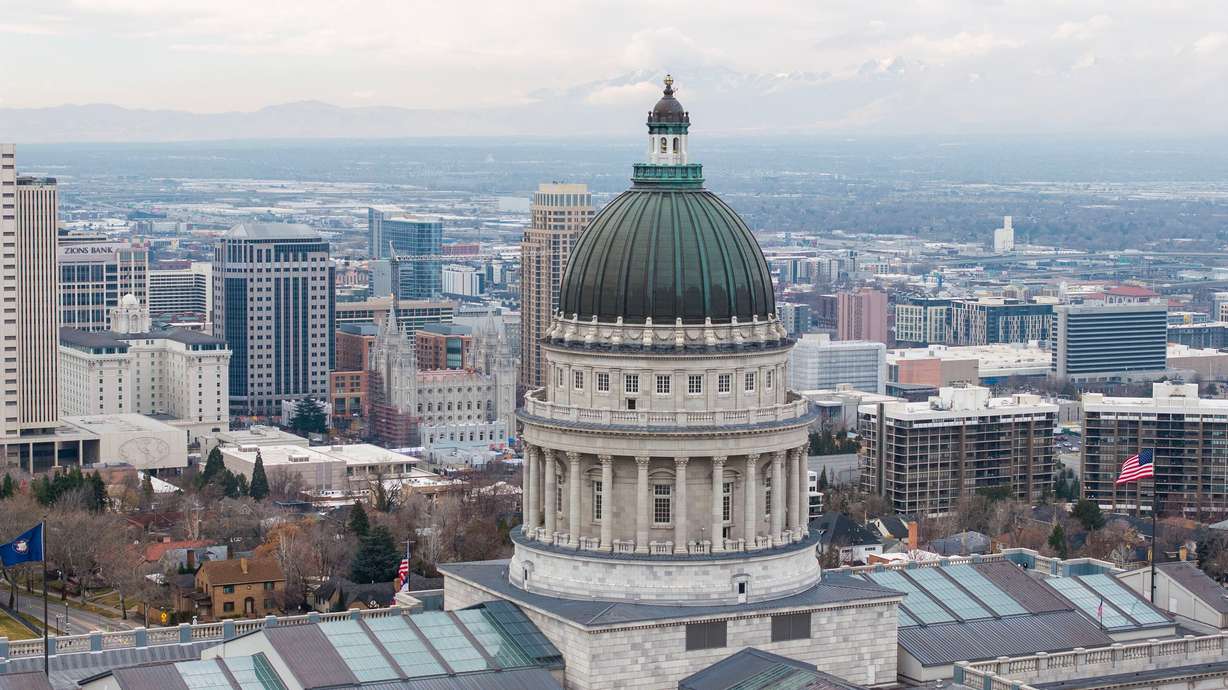The Utah Capitol in Salt Lake City on March 2.