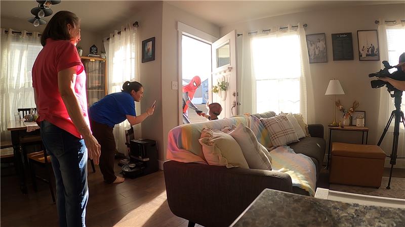 Spider‑Man surprises Eagle Mountain boy battling rare cancer