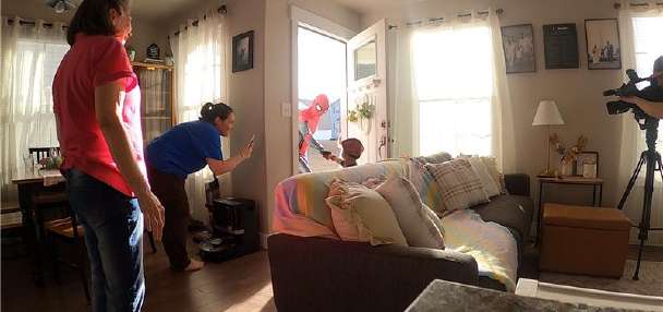 Spider‑Man surprises Eagle Mountain boy battling rare cancer