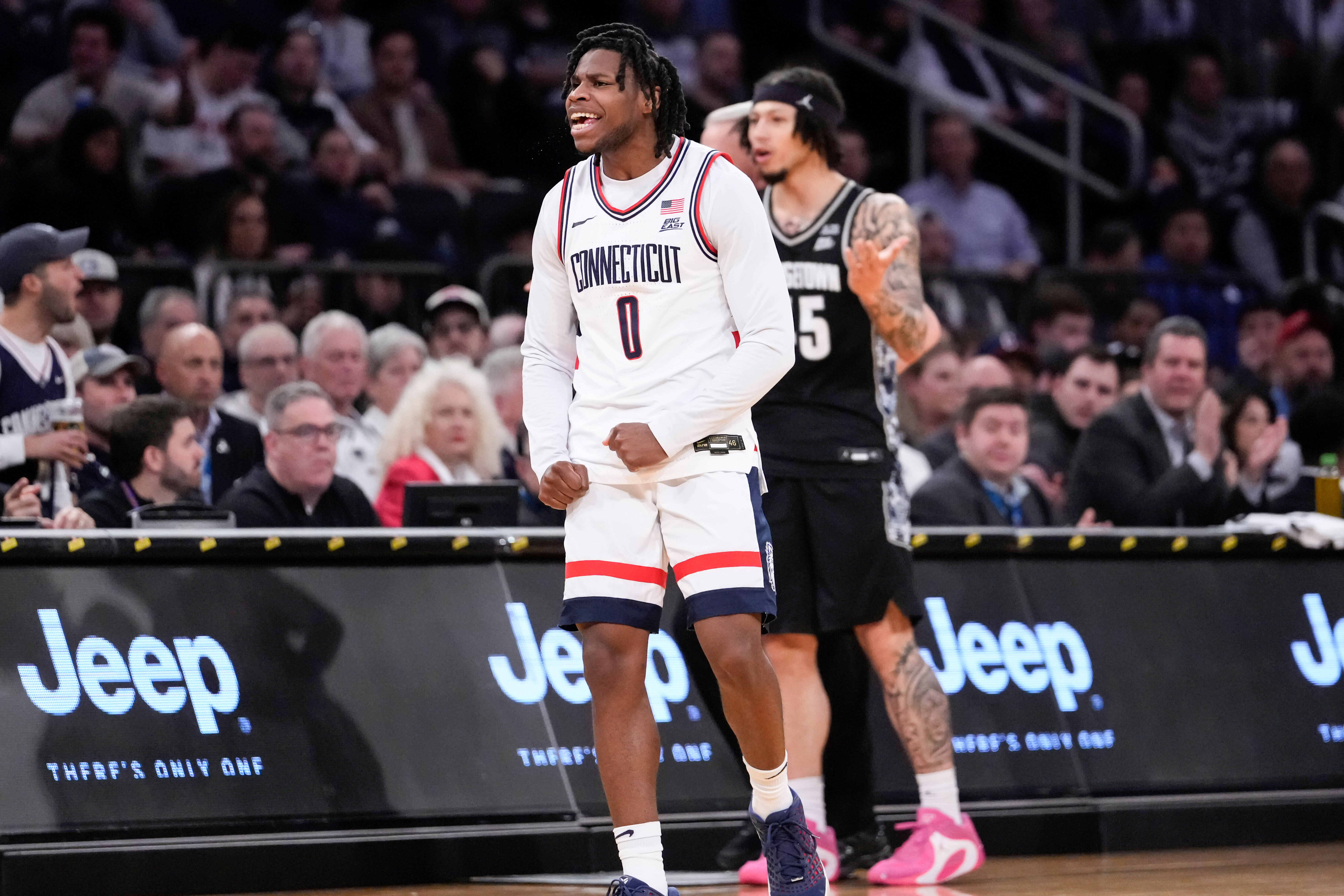 No. 6 UConn beats Georgetown 67-51 to set up a Big East final clash against No. 13 St. John's