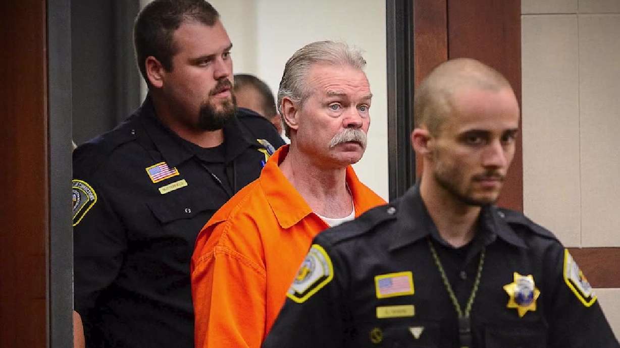Douglas Lovell is pictured at an evidentiary hearing in Ogden on Aug. 5, 2019. Lawyers fLovell are hoping to block Weber County prosecutors from using an AI-generated simulation of the victim's voice at an upcoming sentencing hearing.