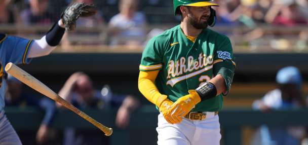 Shea Langeliers homers 3 times for the Athletics against the Kansas City Royals