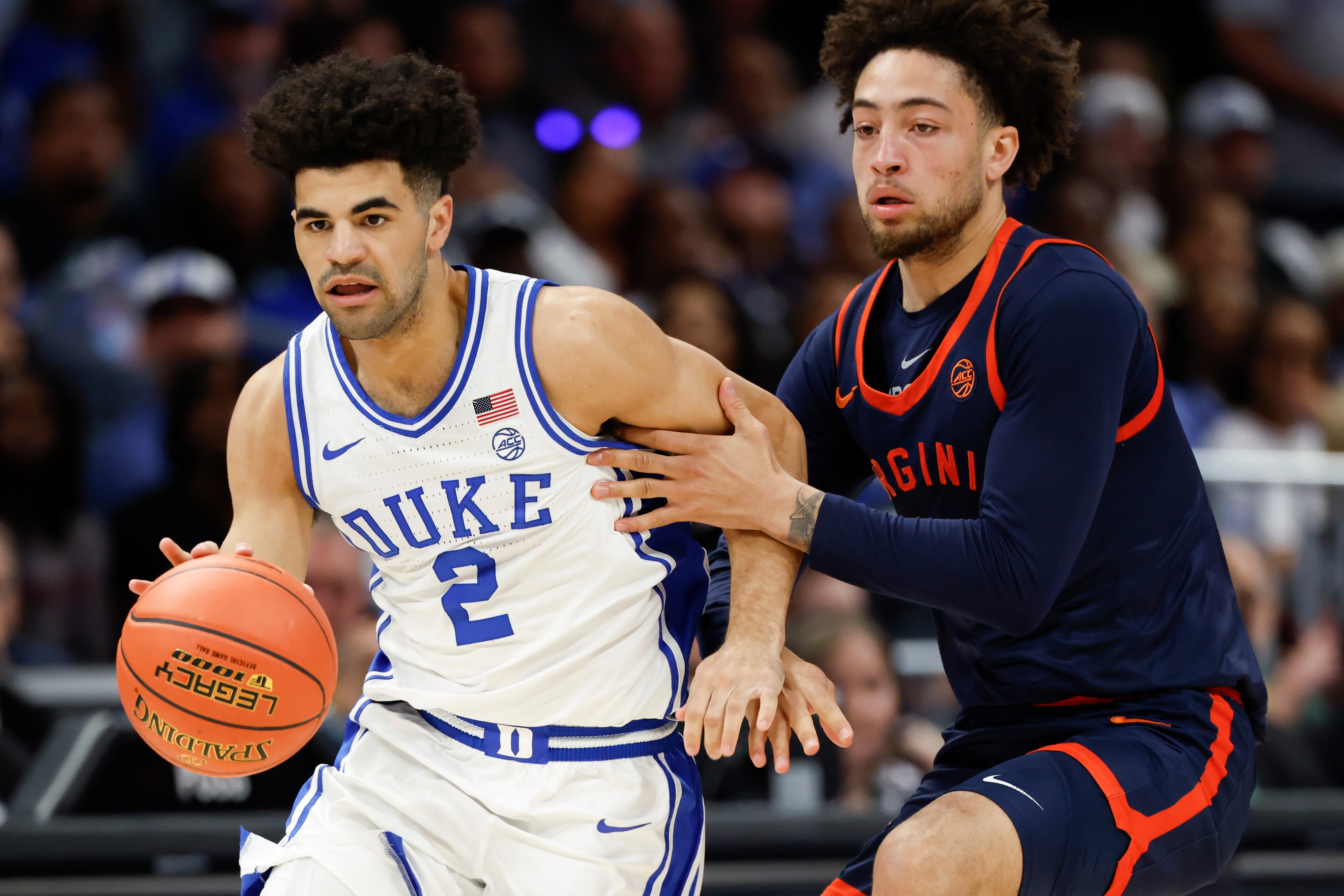 No. 1 Duke holds on to beat Virginia 74-70 for 2nd straight ACC Tournament title under Jon Scheyer