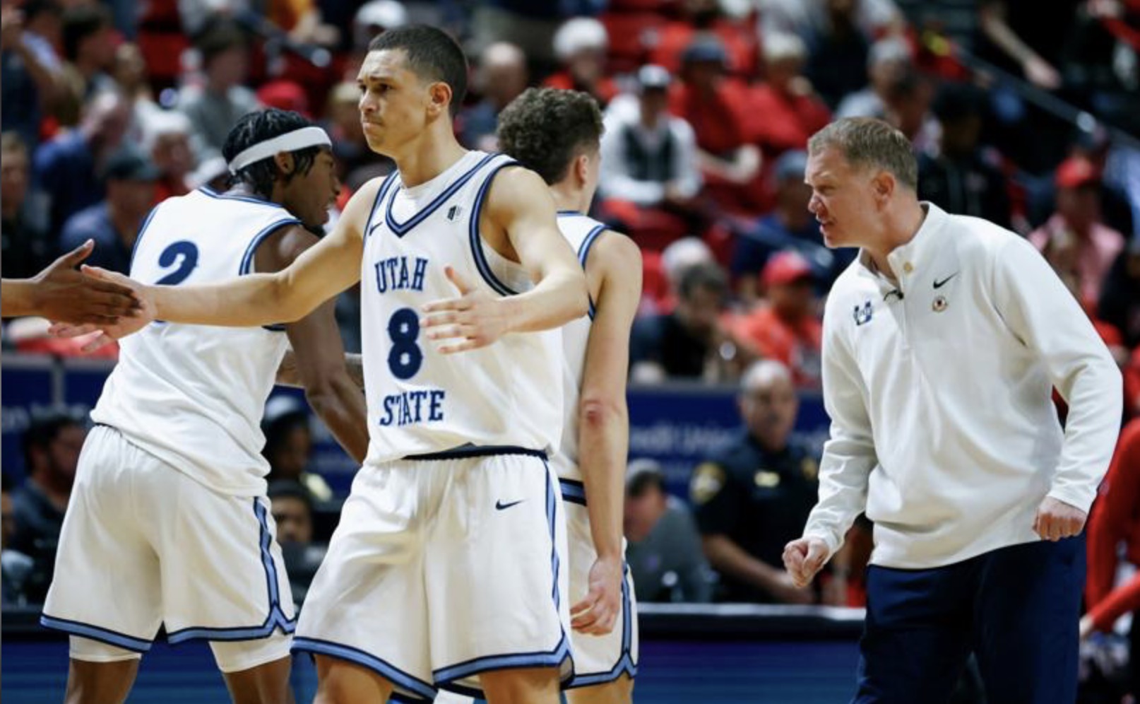 Utah State back to winning ways in Mountain West Tournament title run