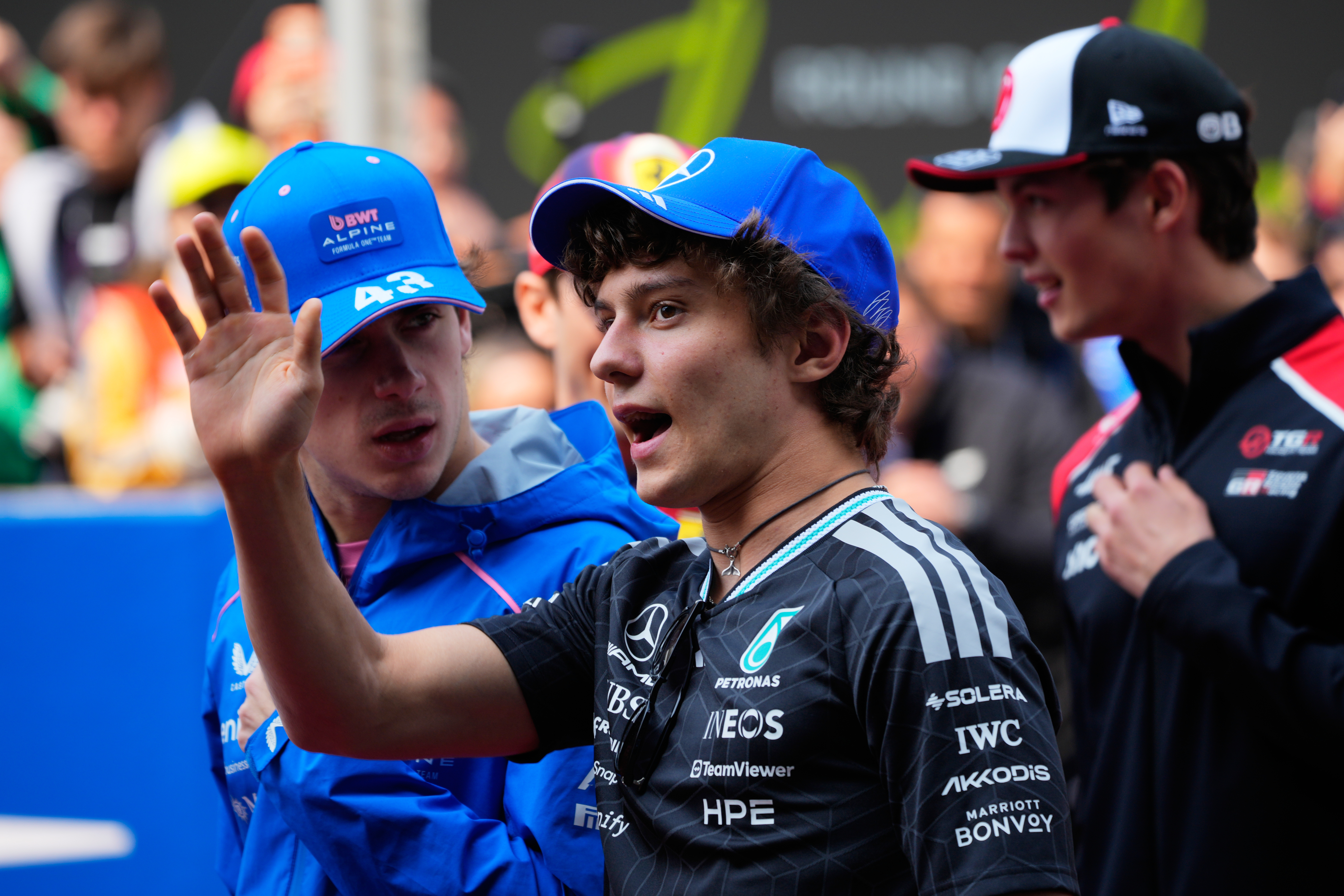 Record-breaking Kimi Antonelli starts on pole for F1's Chinese Grand Prix