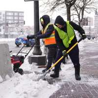 Severe storms pummel parts of US with snow and high winds and raise tornado threat