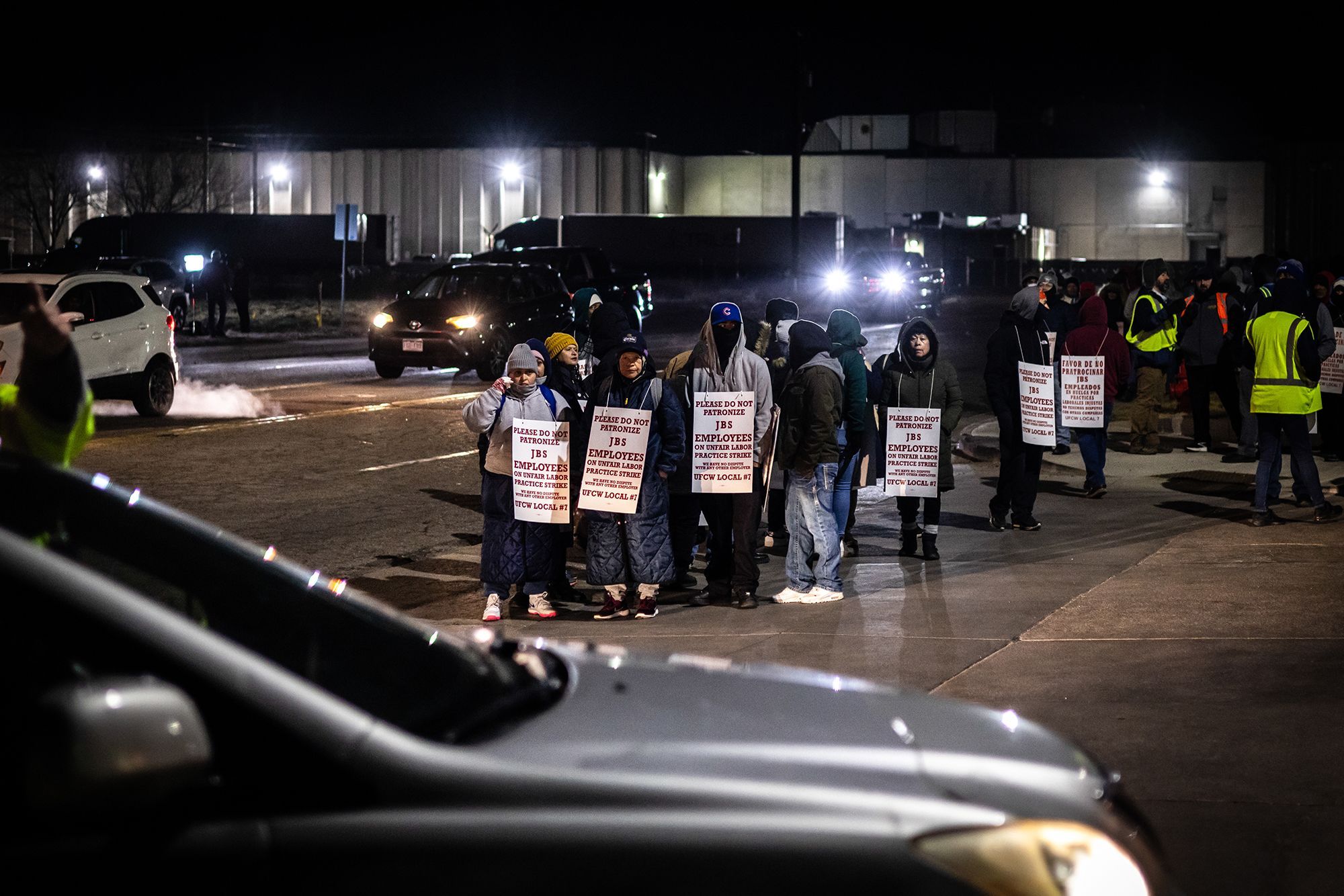 Thousands of meatpacking workers walk off the job in first strike in 40 years