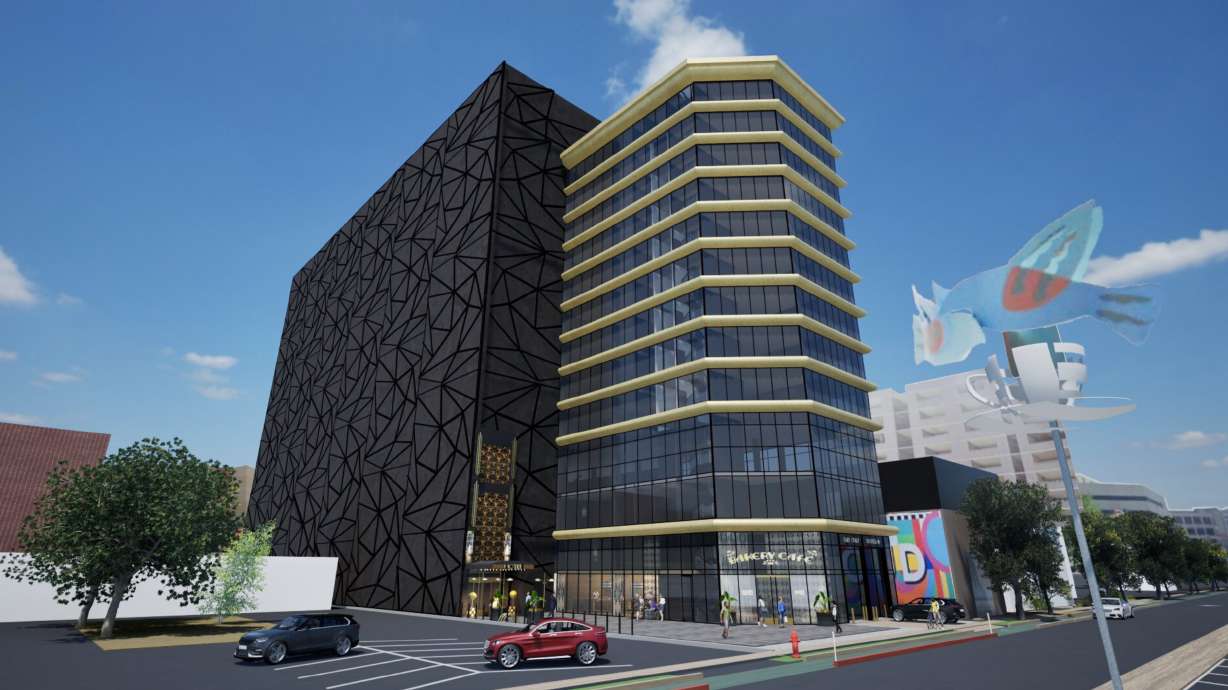 A rendering of a proposed hotel at 256 E. 300 South. Salt Lake City Council members expressed their unwillingness to support a rezone for a hotel during a meeting last week.