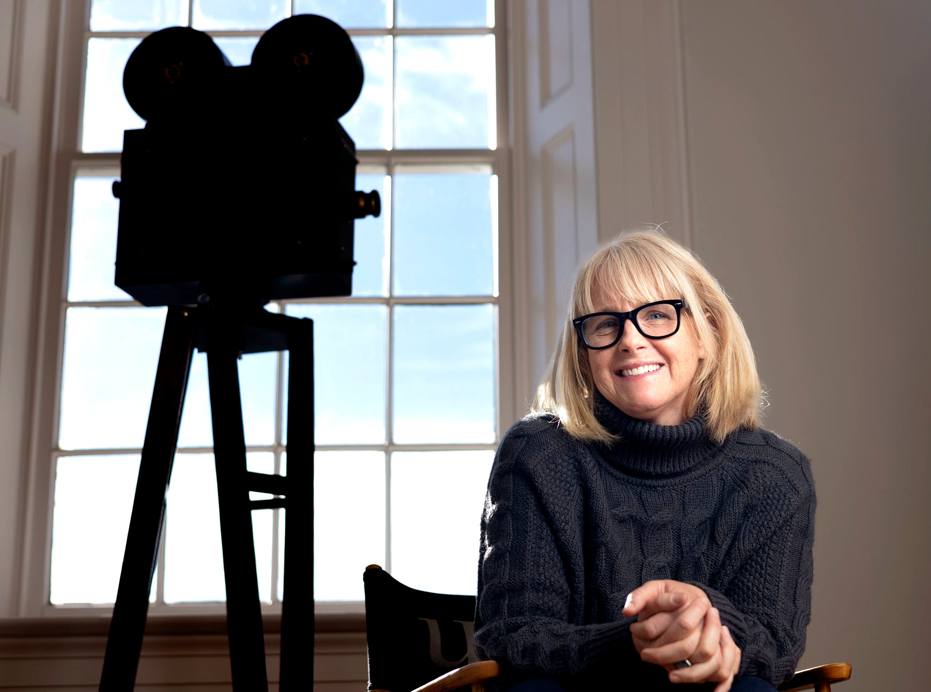 Virginia Pearce, director of the Utah Film Commission, is photographed at the commission’s office in Salt Lake City on Jan. 12, 2023.