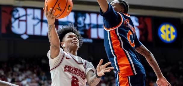 Alabama's Aden Holloway, the Tide's No. 2 scorer, is arrested on a felony drug charge