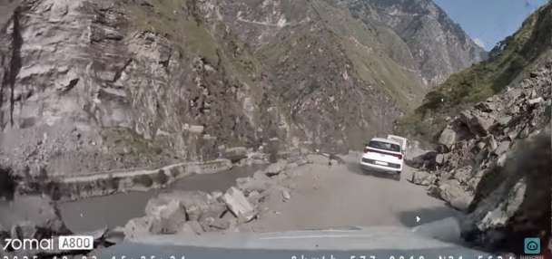 Have You Seen This? Boulder fall is way too close for comfort