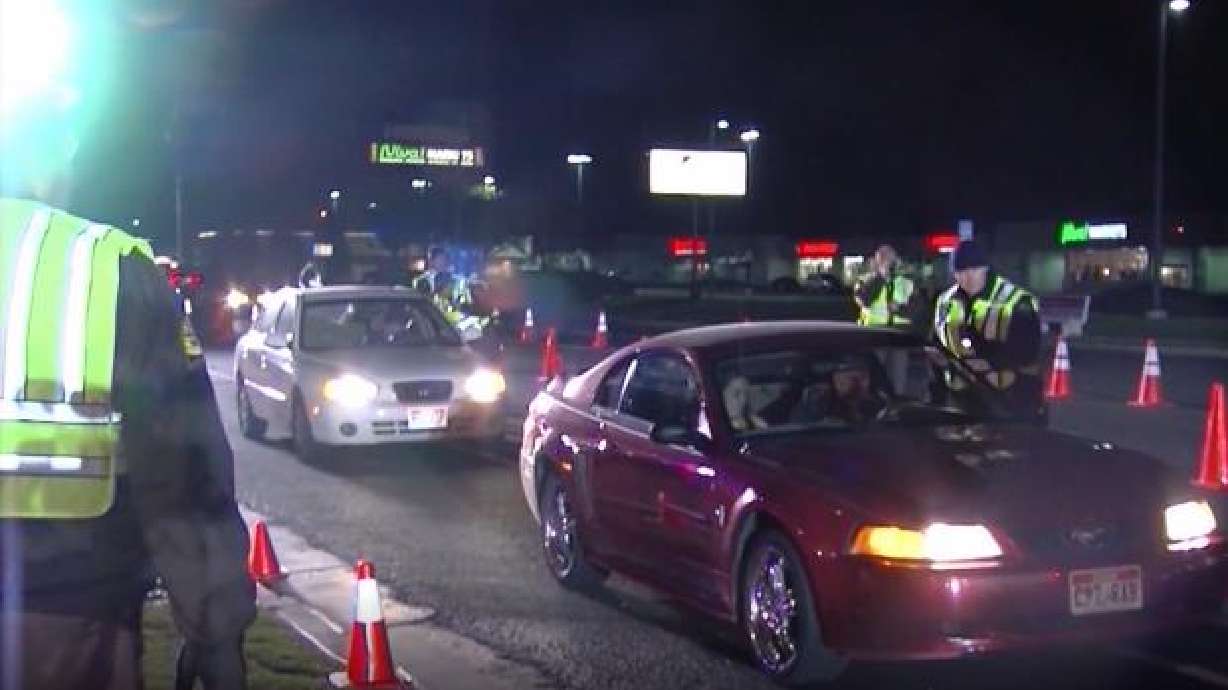 A sobriety checkpoint. State safety experts are reminding St. Patrick's Day celebrators on Tuesday to not drink and drive.