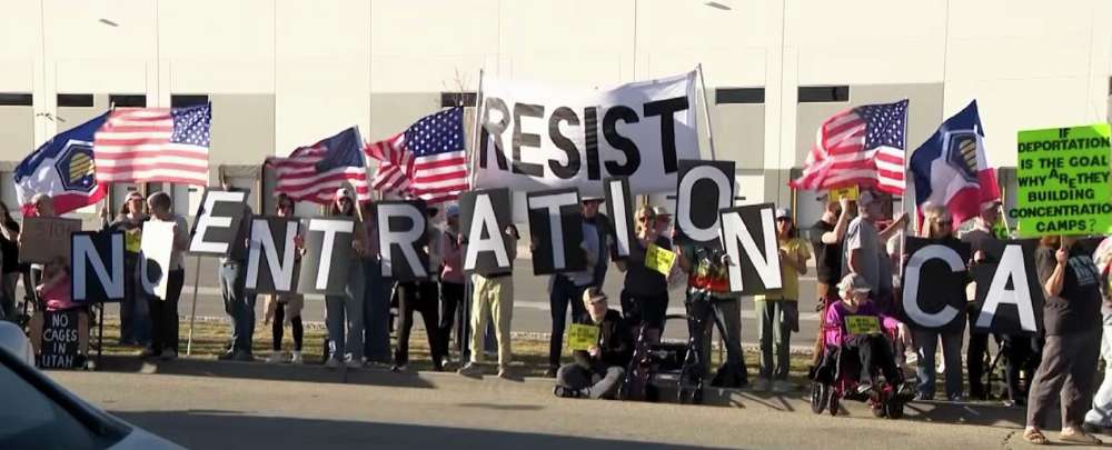 3 arrested as hundreds protest new ICE purchase of Salt Lake warehouse