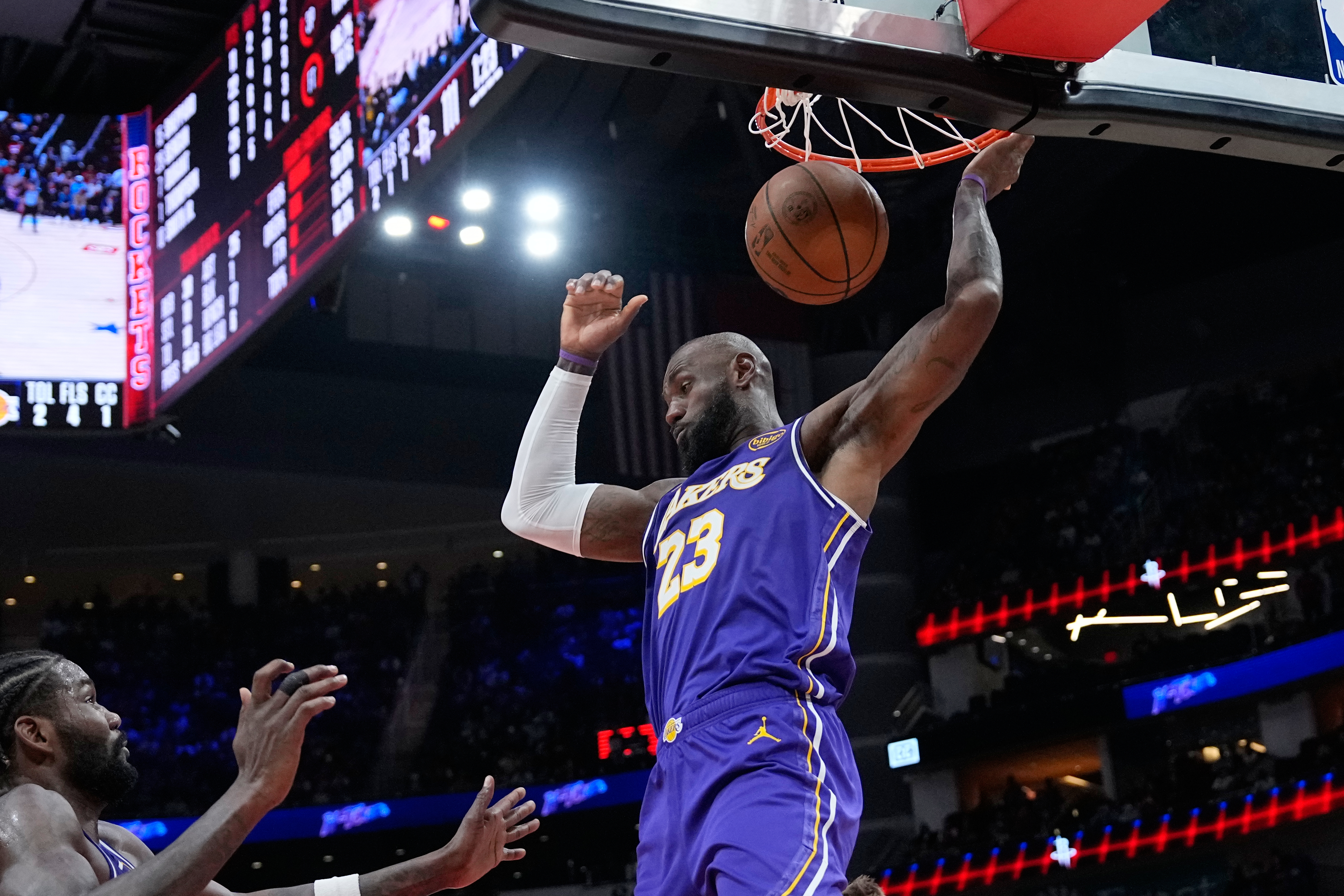 Lakers' LeBron James is questionable against Heat as he approaches NBA record for games played