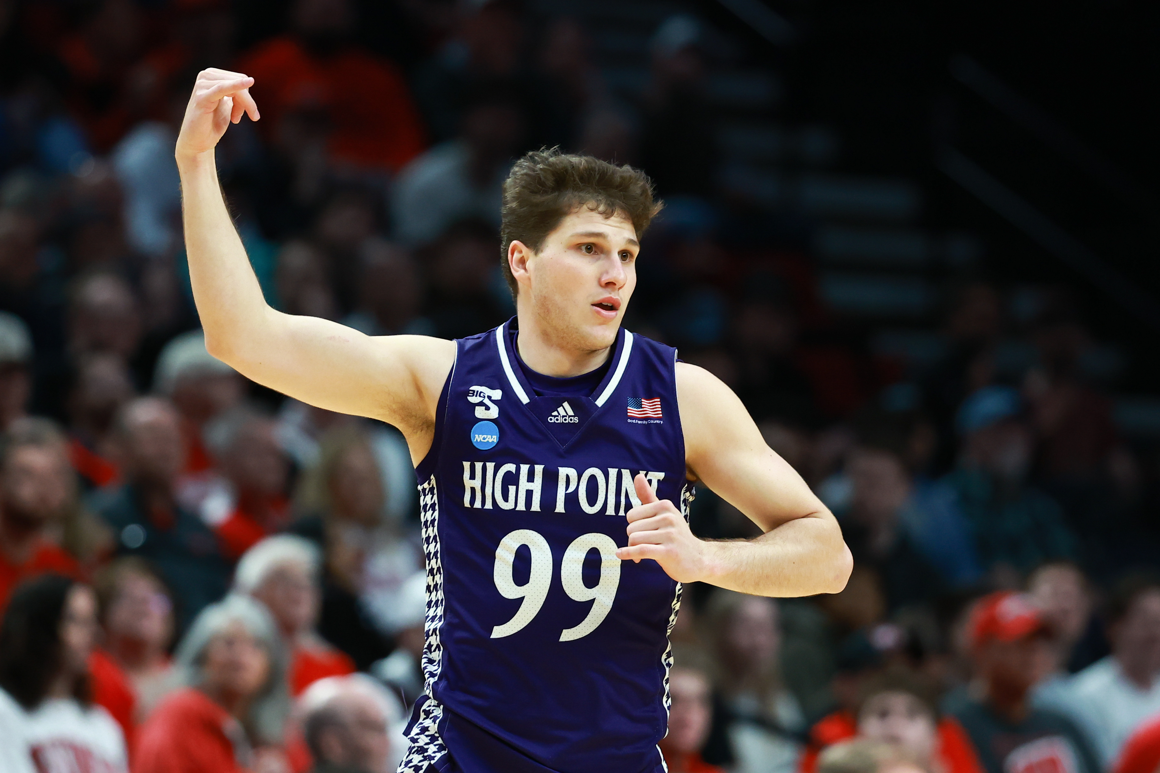 Chase Johnston hadn't made a 2-pointer all season. His layup gave High Point a March Madness win