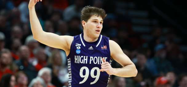 Chase Johnston hadn't made a 2-pointer all season. His layup gave High Point a March Madness win