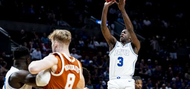 One shining moment: Dybantsa, BYU stunned by 11th-seeded Texas