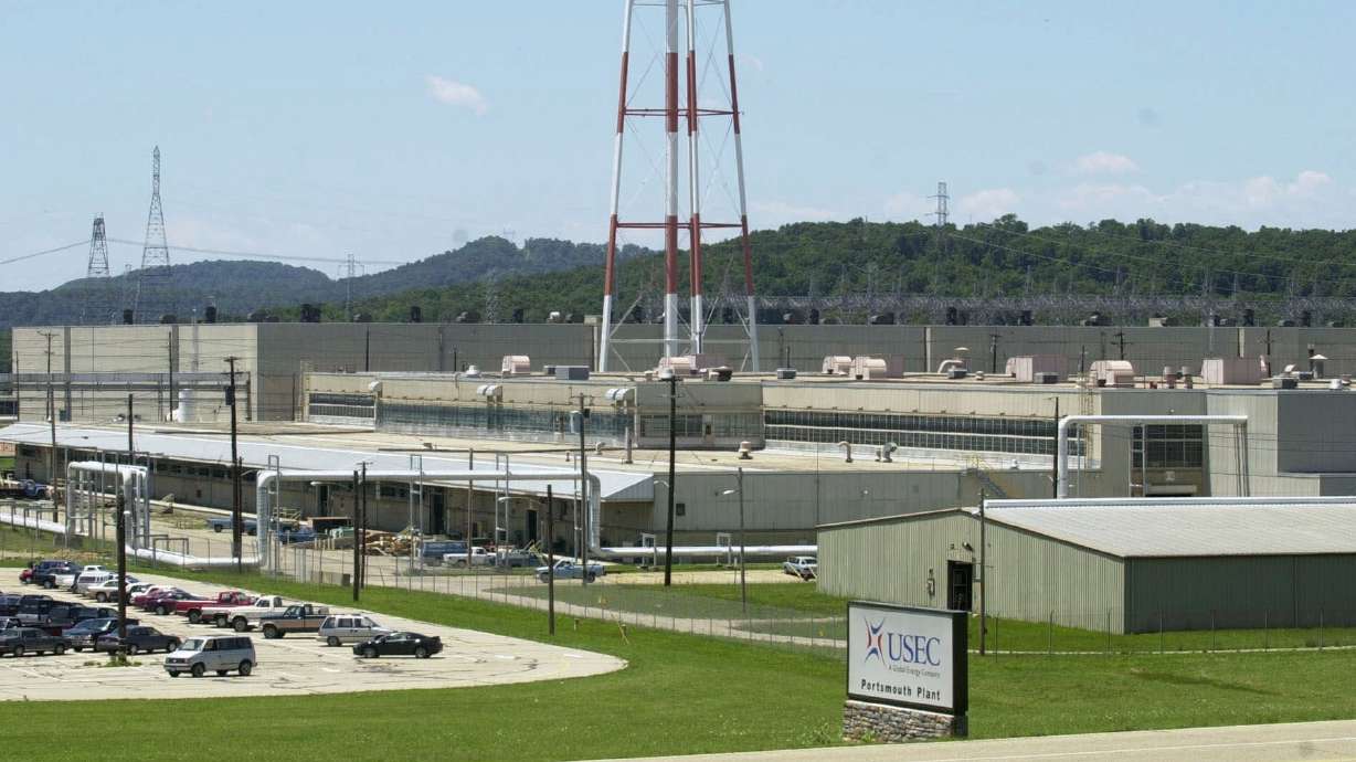 The Portsmouth Gaseous Diffusion Plant near Piketon, Ohio. The U.S. Department of Energy announced a public-private partnership to develop a data center with its own power supply on the site of a decommissioned uranium enrichment plant.
