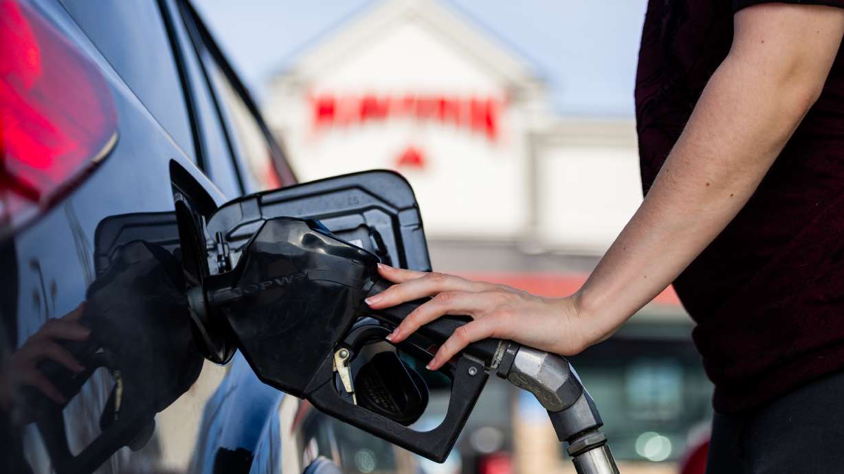 A Maverik gas station in Herriman on March 12. Utah's average gas price has now jumped by more than $1 per gallon over the past month, AAA reported on Friday.