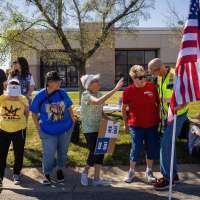 Demonstrators protest outside small ICE facility in Ogden they say is getting increased use