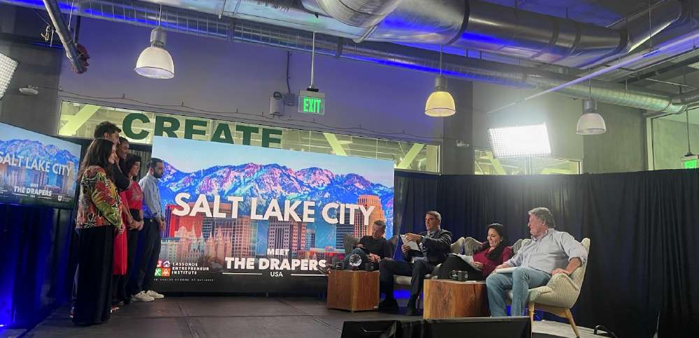 Entrepreneurs pitch business ideas to investors during Utah filming of 'Meet the Drapers'