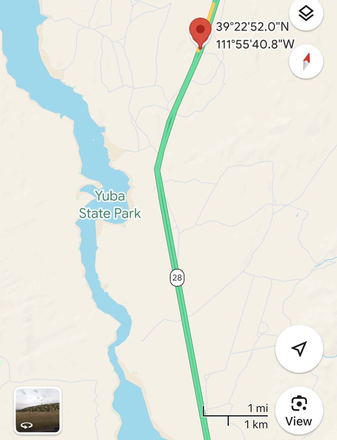 State Route 28 shut down due to fire near Yuba Lake State Park