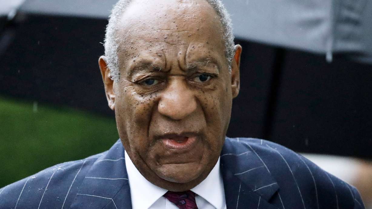 Bill Cosby arrives for a sentencing hearing following his sexual assault conviction at the Montgomery County Courthouse in Norristown, Pa., on Sept. 25, 2018. A civil jury in California found Monday that Cosby was liable for drugging and sexually assaulting a woman in 1972 and awarded her $19.25 million.