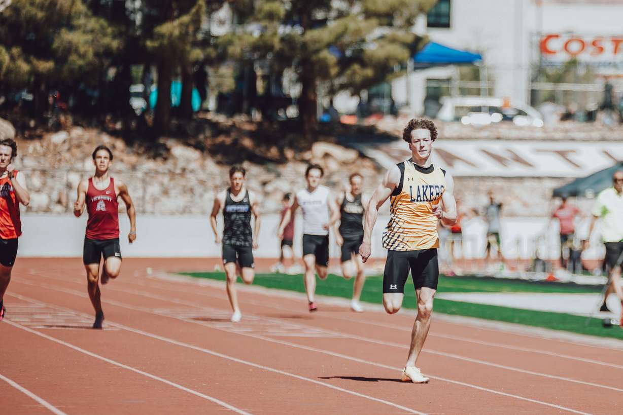 Bonneville High School senior Davis DeGroot set a new all-around state 400-meter track record by half a second. He ran 45.46 at the Pineview Invitational in St. George on March 21.