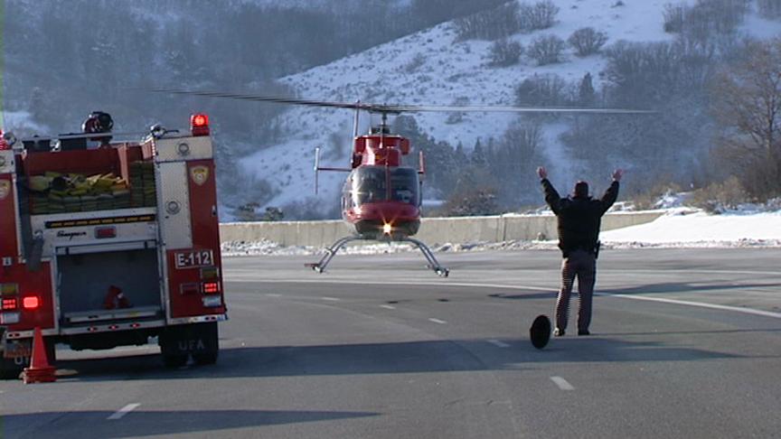 Driver injured while driving down Parley's Canyon