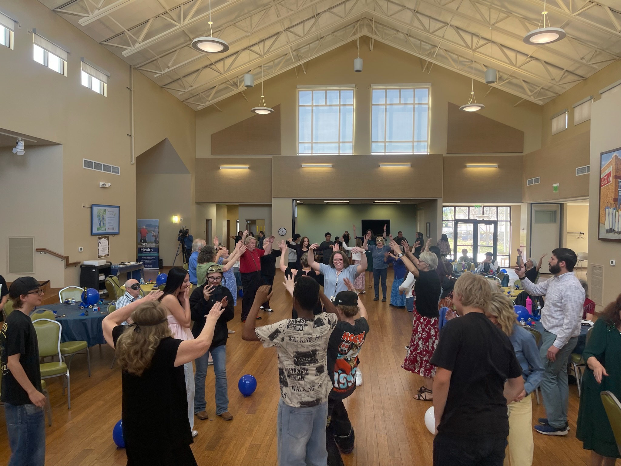 Granite School District students organize masquerade prom for Magna senior center members