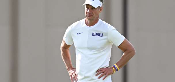 Lane Kiffin addresses high expectations as LSU opens spring practice under its new coach