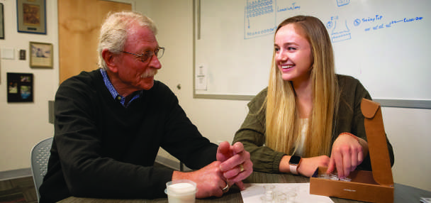 From a resealable cereal box to mentoring students: How one Utah Tech professor gives back
