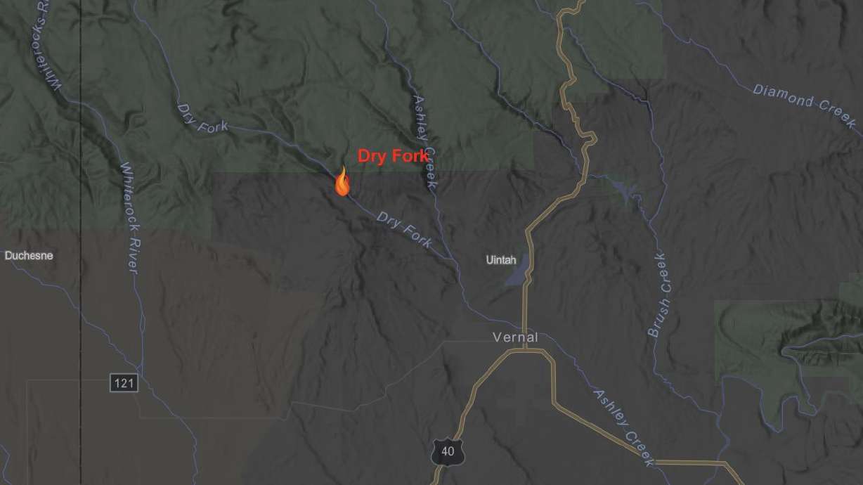 A new wildfire has sparked in Uintah County near Vernal.