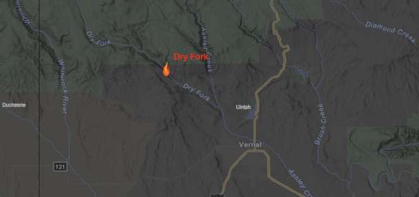 New wildfire burns 50 acres near Vernal