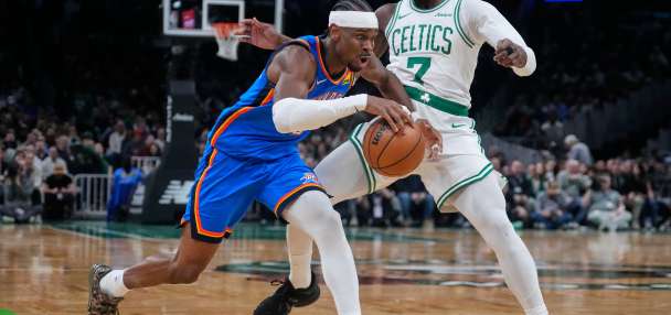 Brown scores 31 as Celtics rally to beat Thunder 119-109, snapping OKC's 12-game win streak