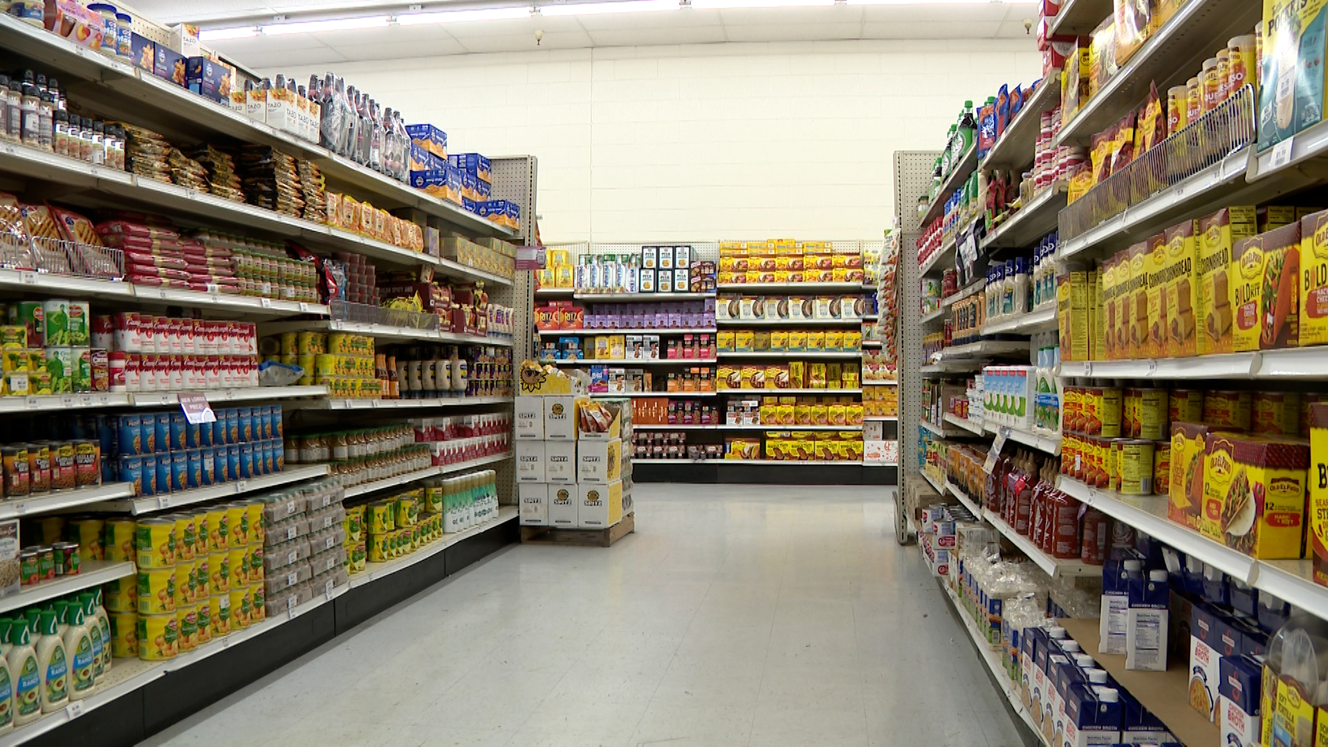 Food items at Big Deal Outlet in Layton, Wednesday. Owner Clayton Cook said what can be purchased on SNAP benefits faces an uncertain future.
