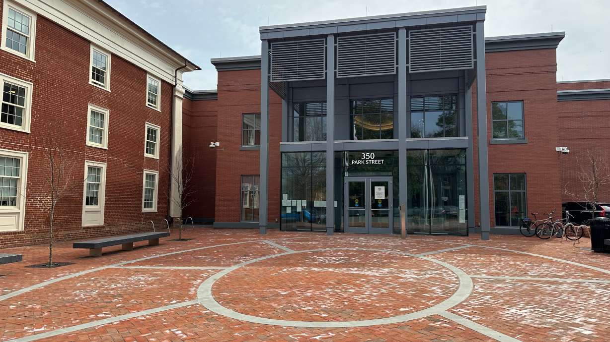 Albemarle County Courthouse, where Dayton Webber had a hearing, is seen on March 26, 2026, in Charlottesville, Va.