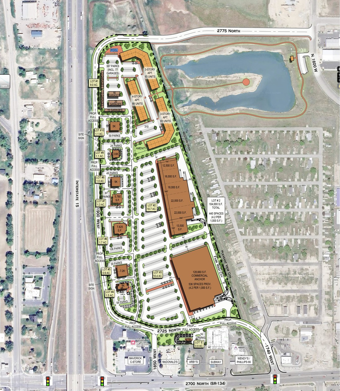 Target is coming to Farr West, another indicator of major retailers eyeing opportunity outside Ogden and Riverdale in Weber County, officials announced Wednesday. The photo shows the proposed development envisioned at 2700 North and I-15.