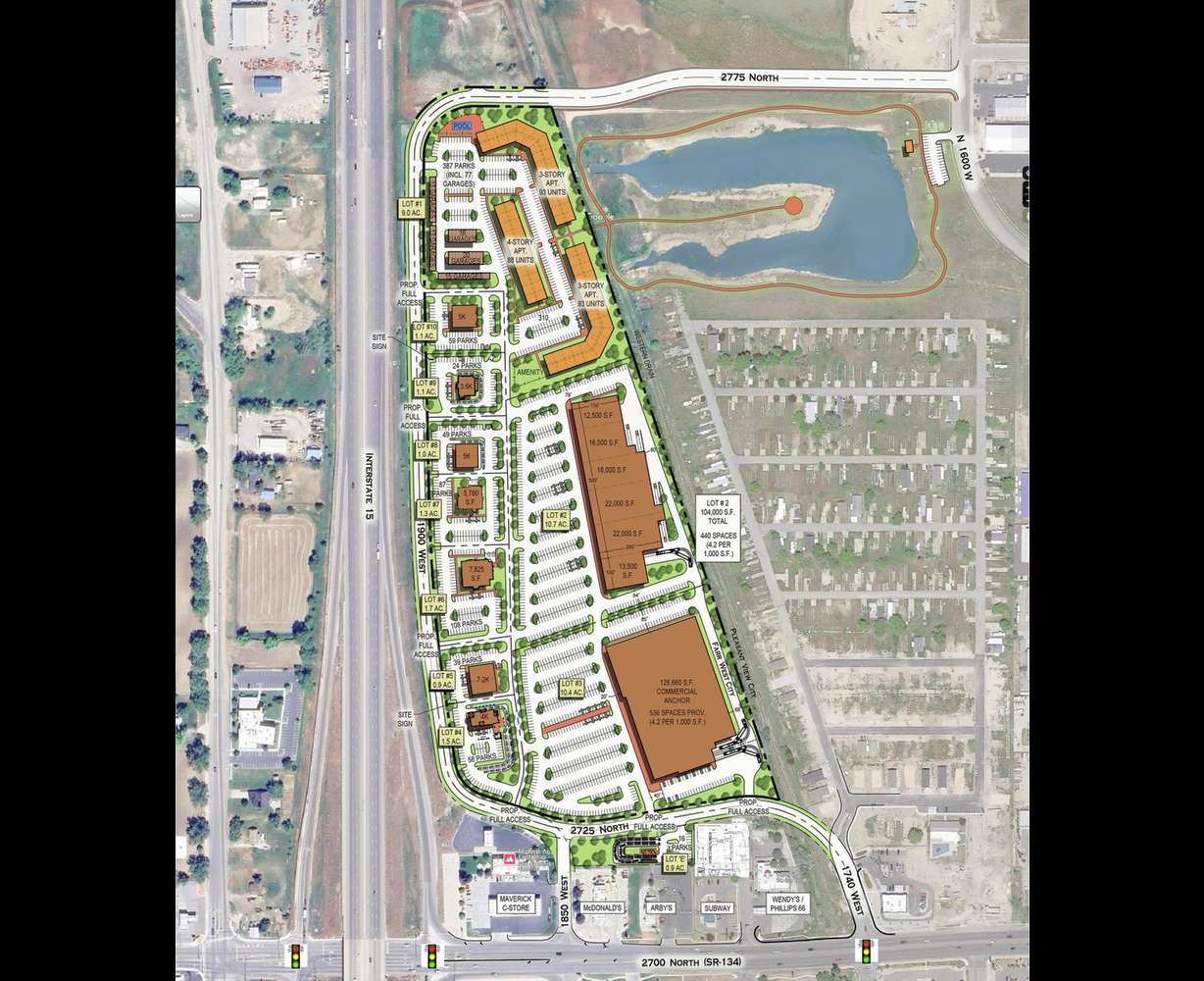 Target is coming to Farr West, another indicator of major retailers eyeing opportunity outside Ogden and Riverdale in Weber County, officials announced Wednesday. The photo shows the proposed development envisioned at 2700 North and I-15.
